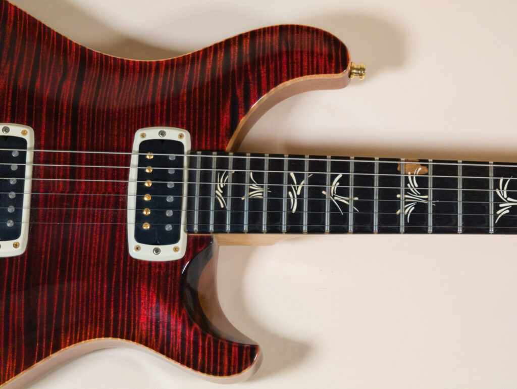 Paul’s Guitar Wood Library Artist Grade Red Tiger Top