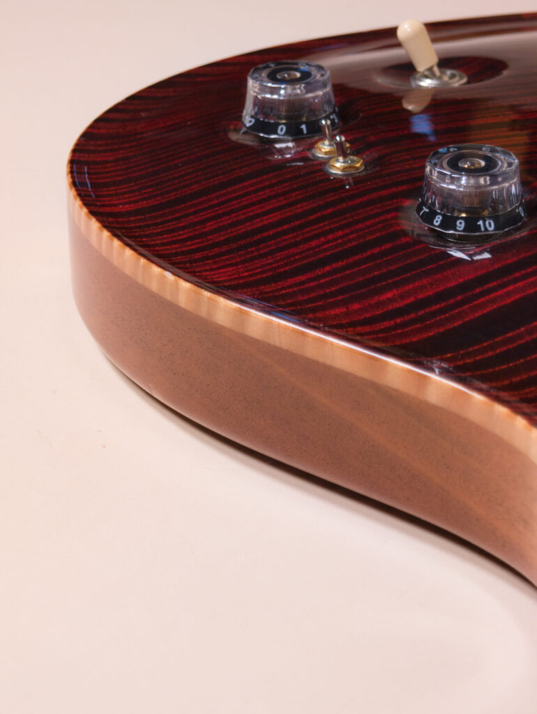Paul’s Guitar Wood Library Artist Grade Red Tiger Top