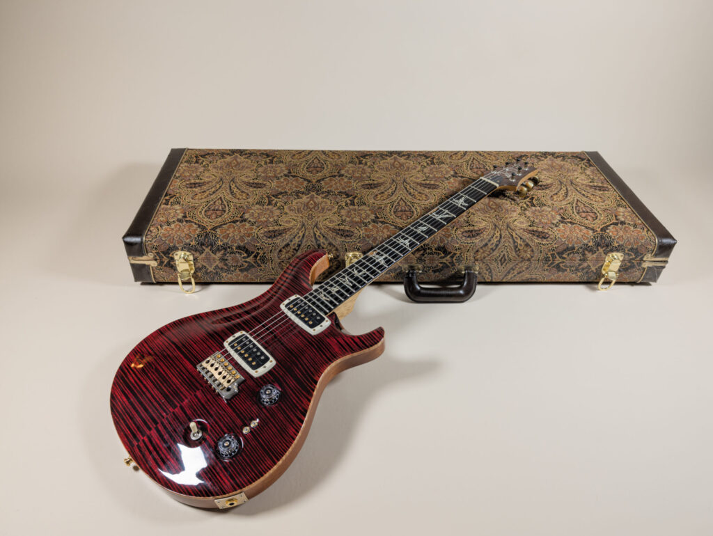 Paul’s Guitar Wood Library Artist Grade Red Tiger Top