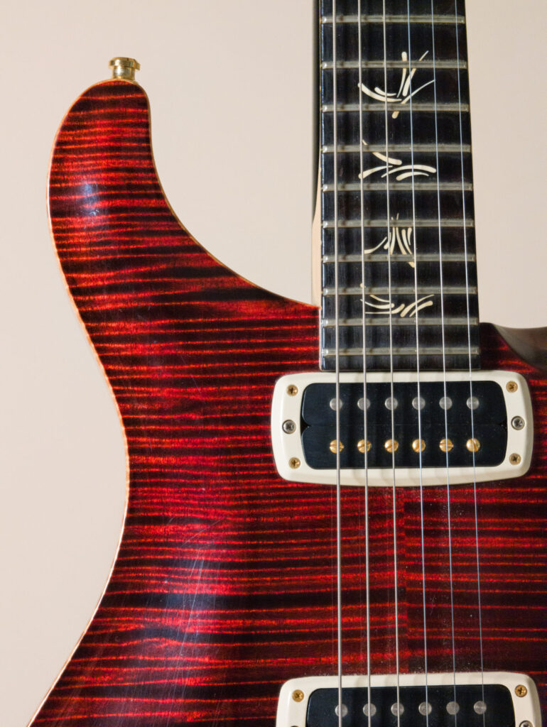 Paul’s Guitar Wood Library Artist Grade Red Tiger Top