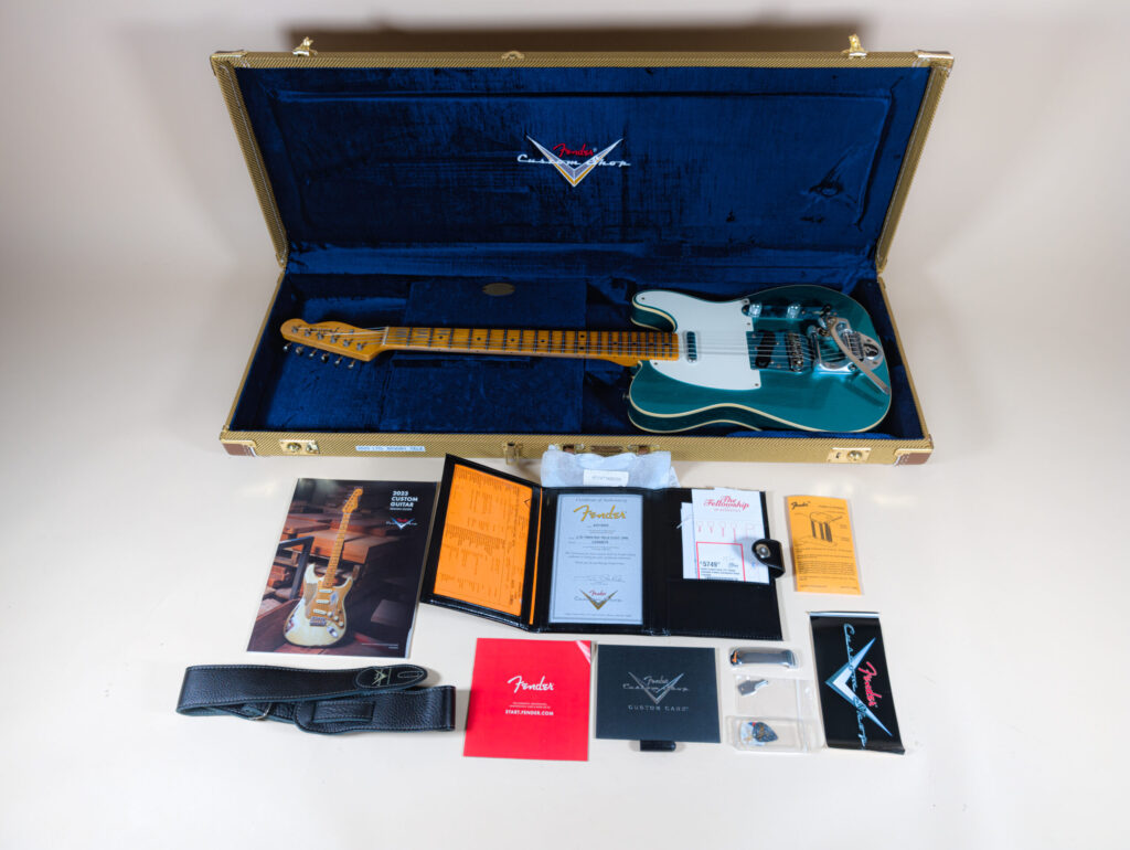 Custom Shop LTD Twisted Telecaster Ocean Turquoise