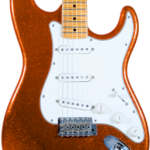 Trad S Tangerine Sparkle 5A Flame Maple Neck