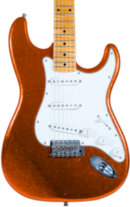 Trad S Tangerine Sparkle 5A Flame Maple Neck