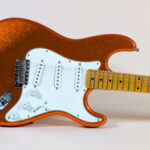 Trad S Tangerine Sparkle 5A Flame Maple Neck