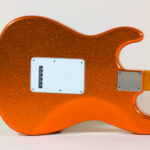 Trad S Tangerine Sparkle 5A Flame Maple Neck