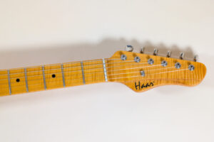 Trad S Tangerine Sparkle 5A Flame Maple Neck