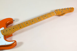 Trad S Tangerine Sparkle 5A Flame Maple Neck
