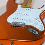 Trad S Tangerine Sparkle 5A Flame Maple Neck