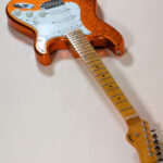 Trad S Tangerine Sparkle 5A Flame Maple Neck