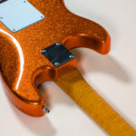 Trad S Tangerine Sparkle 5A Flame Maple Neck