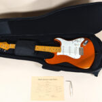 Trad S Tangerine Sparkle 5A Flame Maple Neck