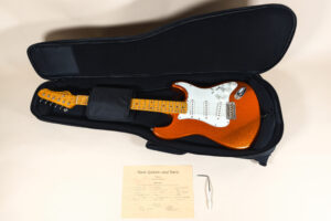 Trad S Tangerine Sparkle 5A Flame Maple Neck