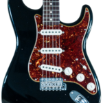 Custom Postmodern Stratocaster Aged Black Dual Mag