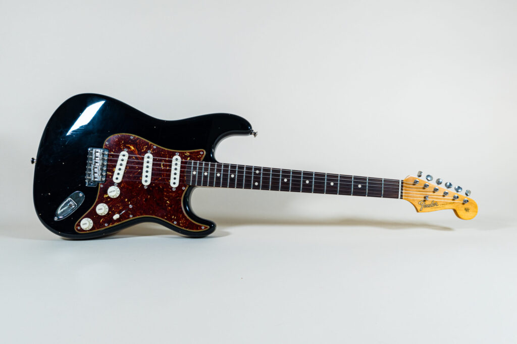 Custom Postmodern Stratocaster Aged Black Dual Mag