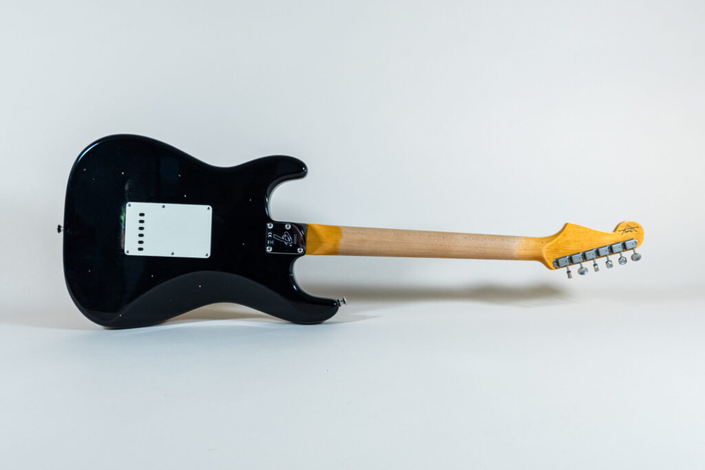 Custom Postmodern Stratocaster Aged Black Dual Mag