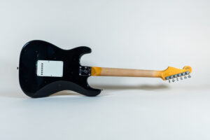Custom Postmodern Stratocaster Aged Black Dual Mag