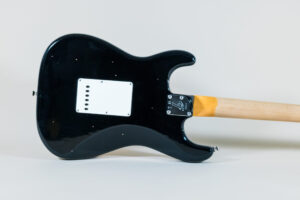 Custom Postmodern Stratocaster Aged Black Dual Mag