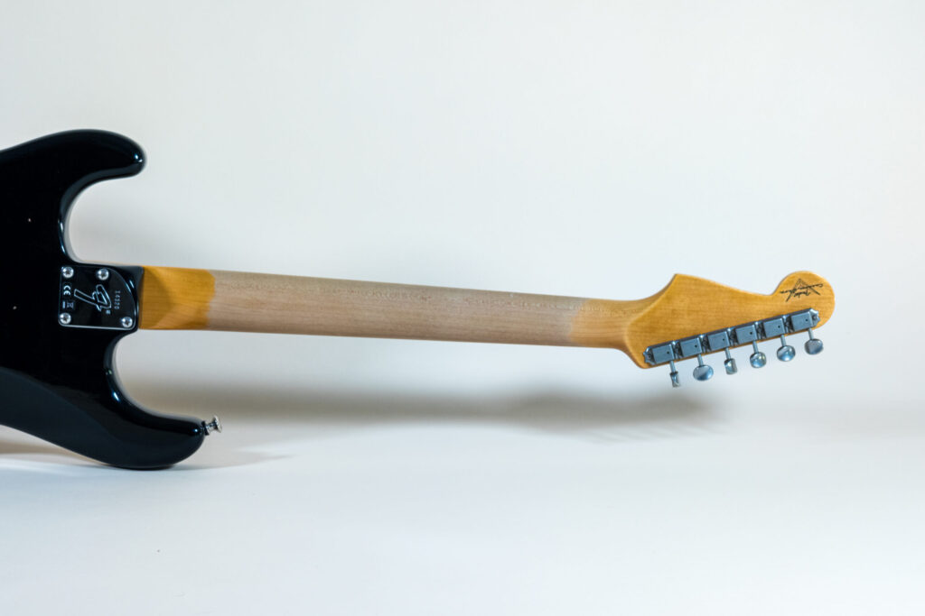Custom Postmodern Stratocaster Aged Black Dual Mag