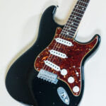 Custom Postmodern Stratocaster Aged Black Dual Mag