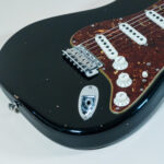 Custom Postmodern Stratocaster Aged Black Dual Mag