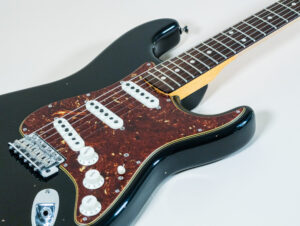 Custom Postmodern Stratocaster Aged Black Dual Mag