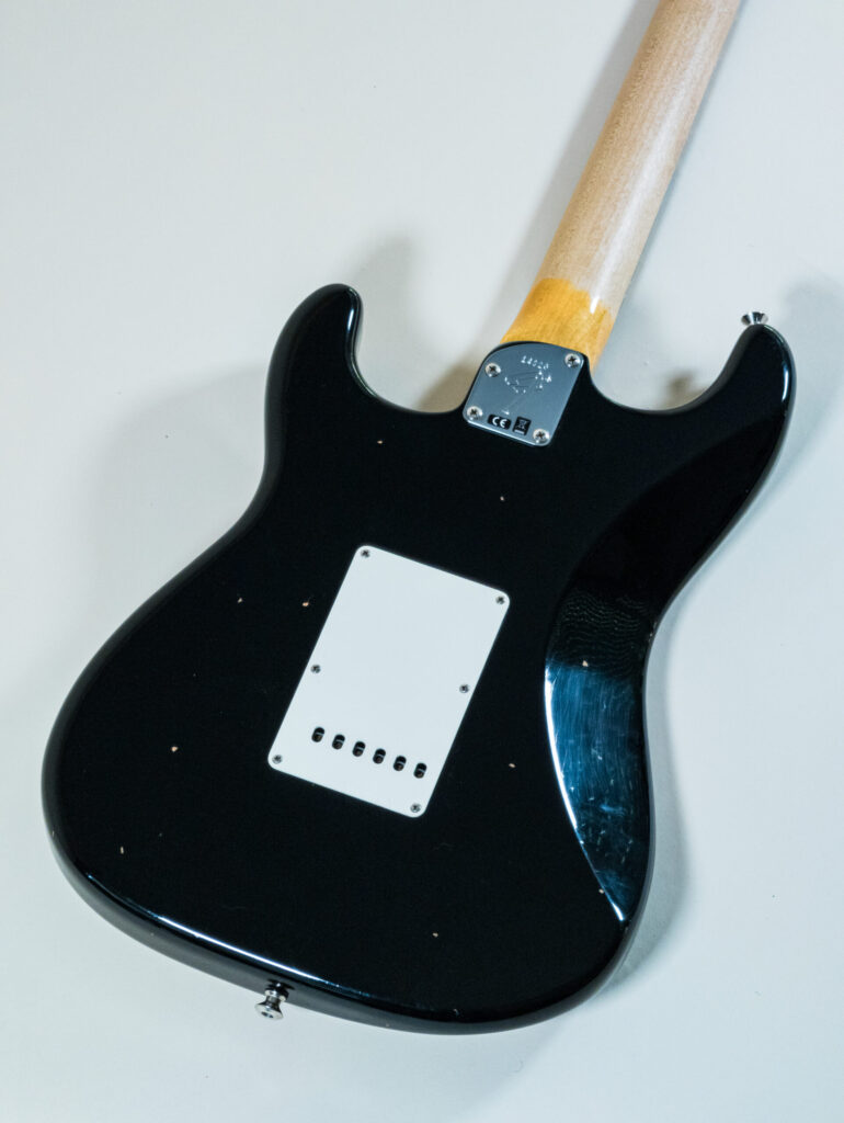 Custom Postmodern Stratocaster Aged Black Dual Mag