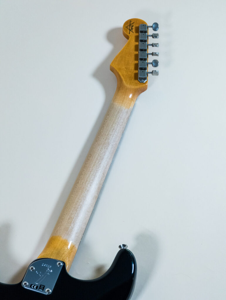 Custom Postmodern Stratocaster Aged Black Dual Mag