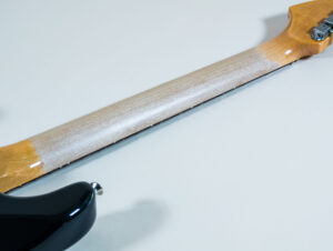 Custom Postmodern Stratocaster Aged Black Dual Mag