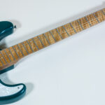 Lynx Translucent Teal Flame Maple Neck