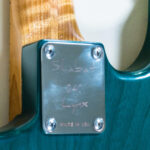 Lynx Translucent Teal Flame Maple Neck