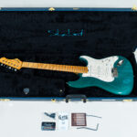 Lynx Translucent Teal Flame Maple Neck